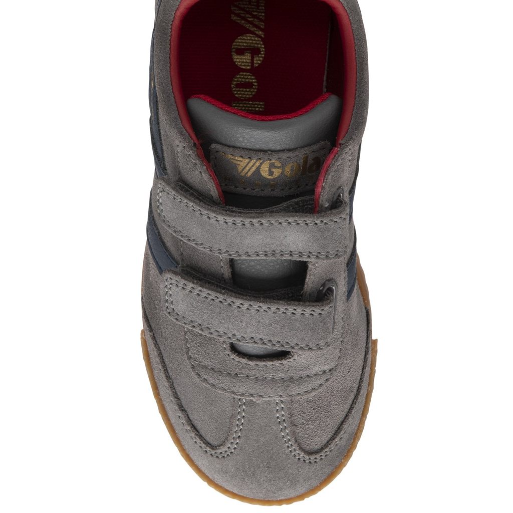 Gola Classics Harrier Strap Sneakers Granatowe Jasny Czerwone Polska | 3478FTBUW