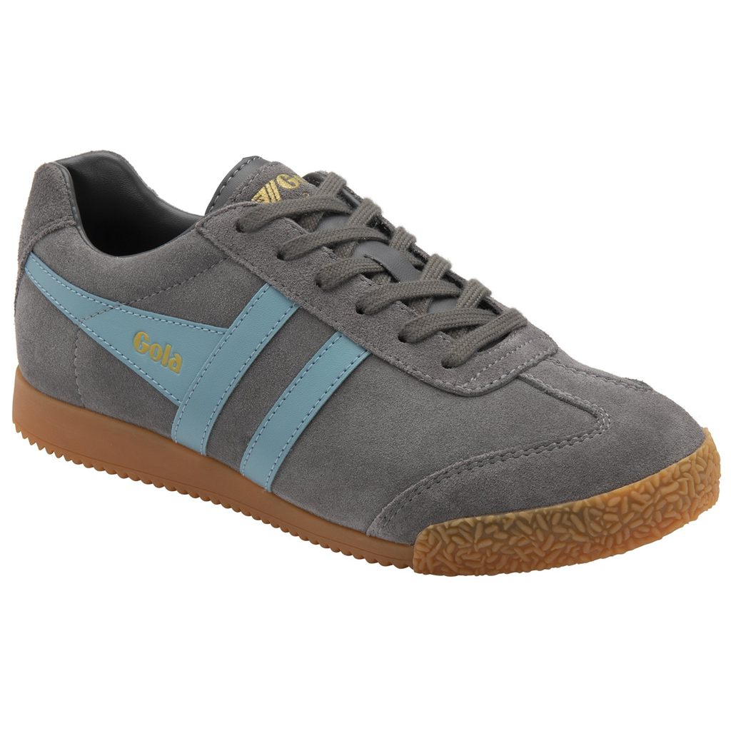 Gola Classics Harrier Suede Sneakers Ash Ocean Polska | 3547RINFB