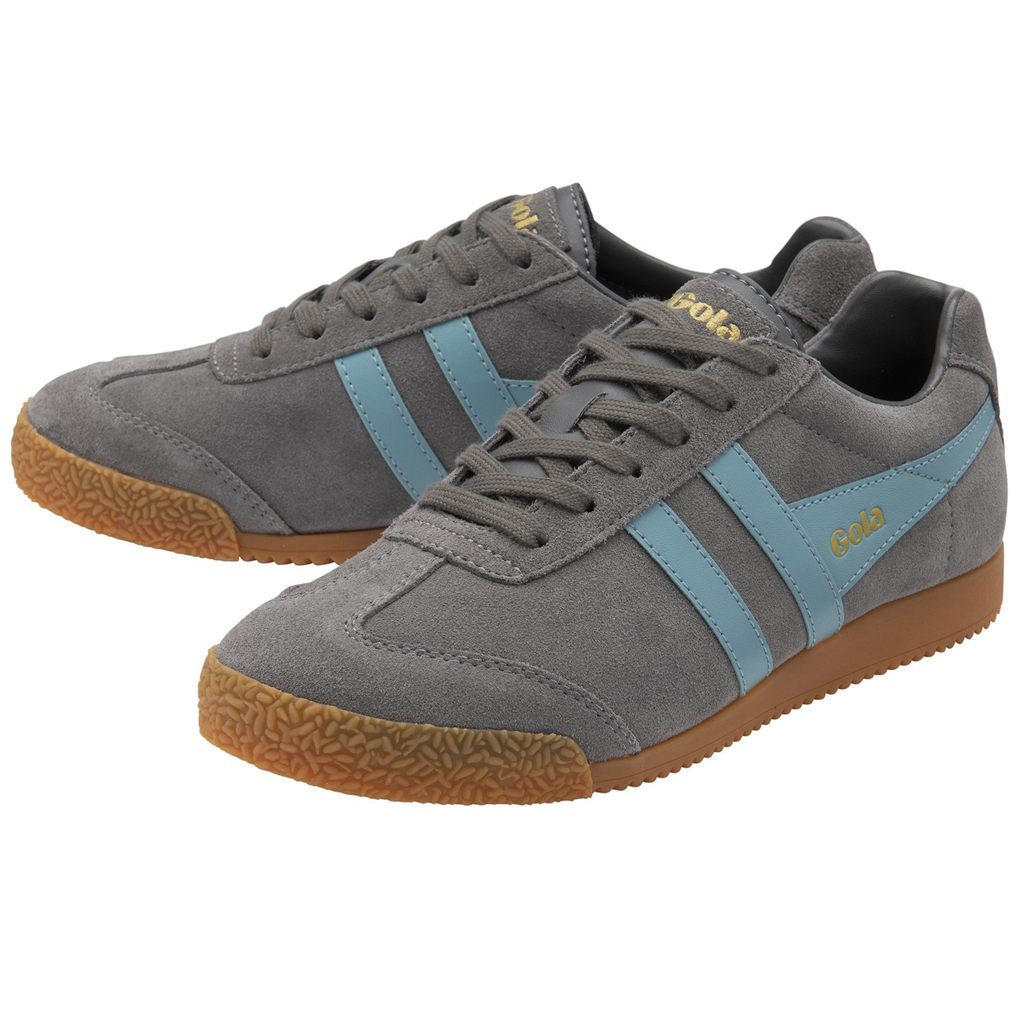 Gola Classics Harrier Suede Sneakers Ash Ocean Polska | 3547RINFB