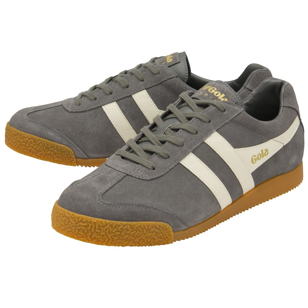 Gola Classics Harrier Suede Sneakers Ash Ecru Polska | 2063YHNXE