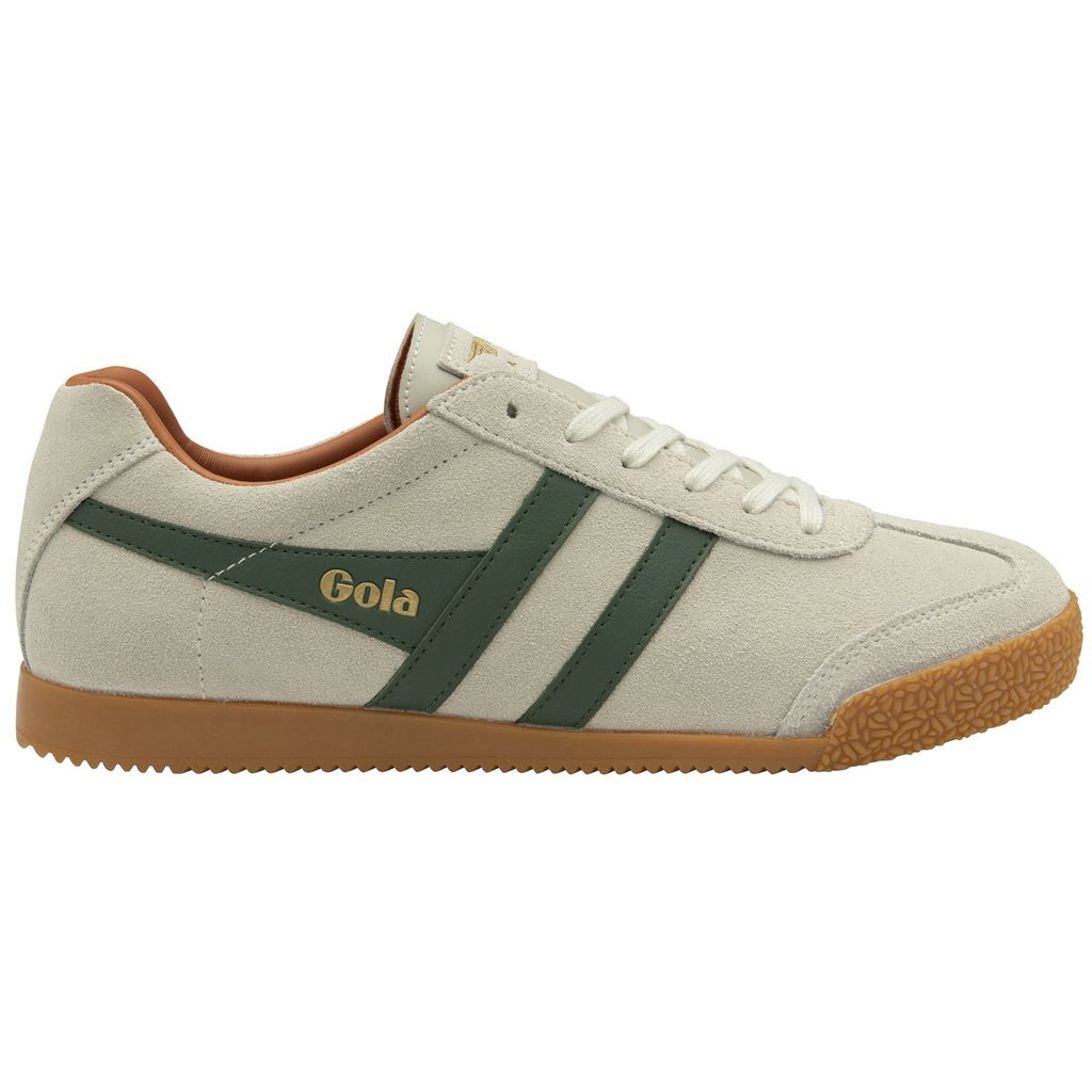 Gola Classics Harrier Suede Sneakers Białe Pomarańczowe Polska | 5206QNAFP