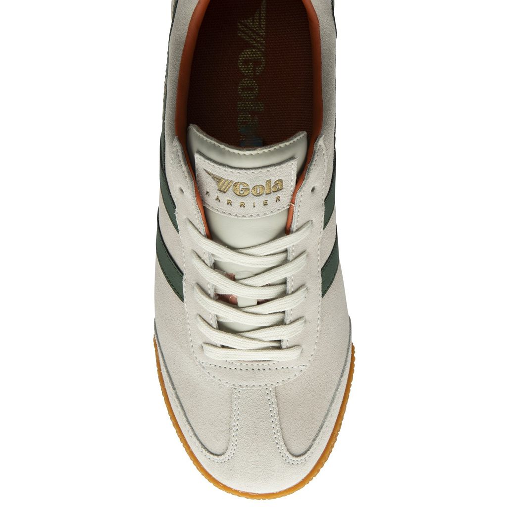 Gola Classics Harrier Suede Sneakers Białe Pomarańczowe Polska | 5206QNAFP