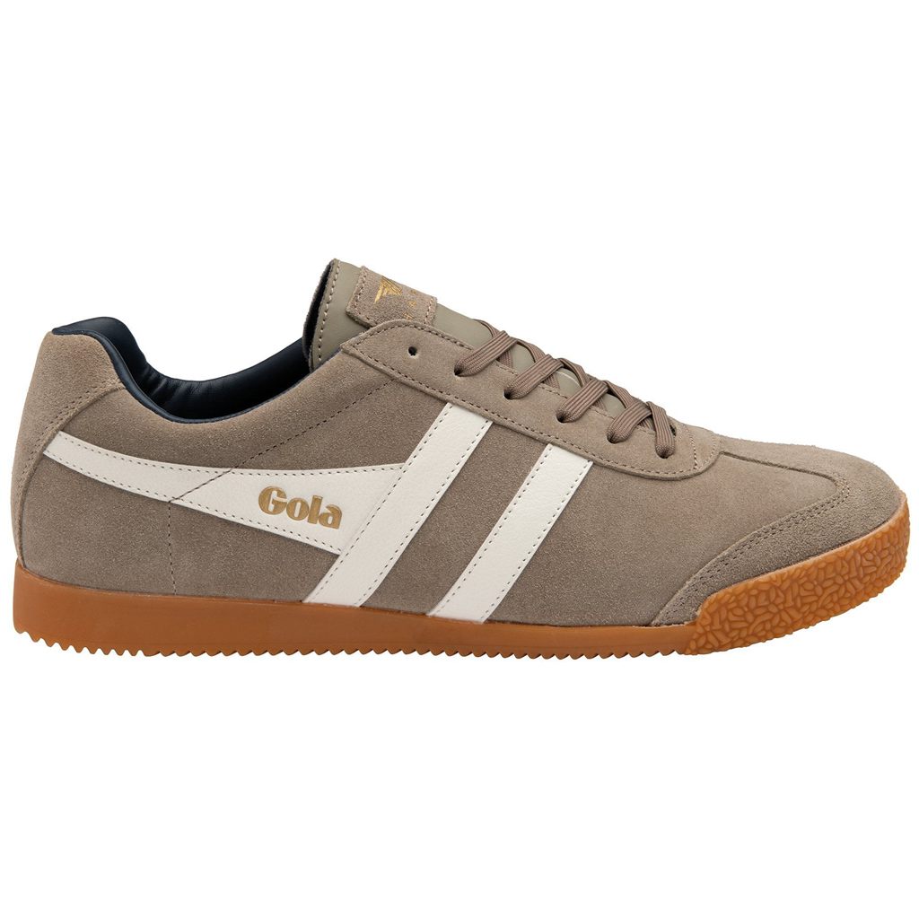 Gola Classics Harrier Suede Sneakers Białe Granatowe Polska | 2941ZHBNM