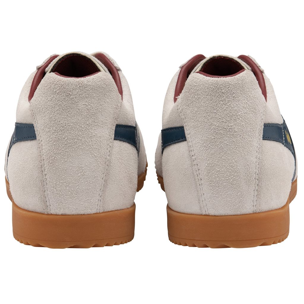 Gola Classics Harrier Suede Sneakers Białe Niebieskie Jasny Czerwone Polska | 5764SYIVU
