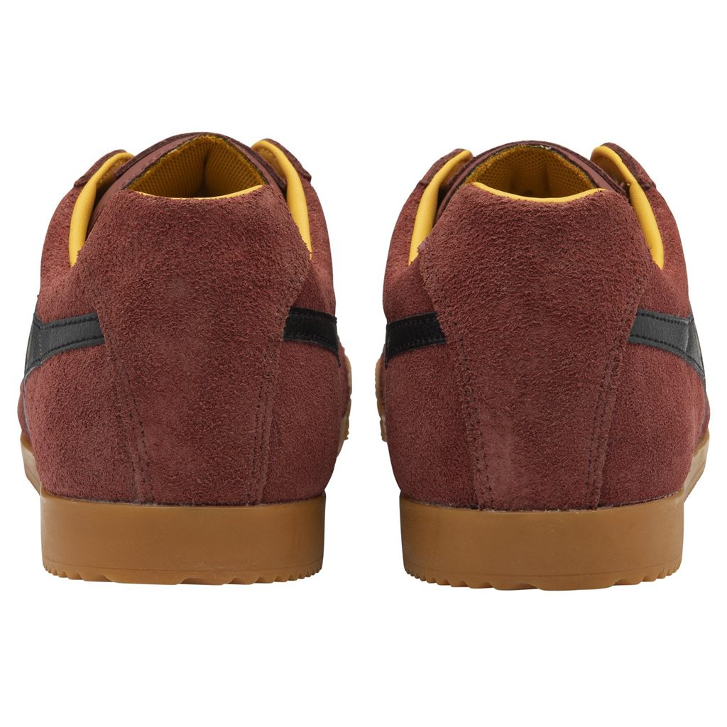 Gola Classics Harrier Suede Sneakers Czerwone Czarne Polska | 9143SQXVN