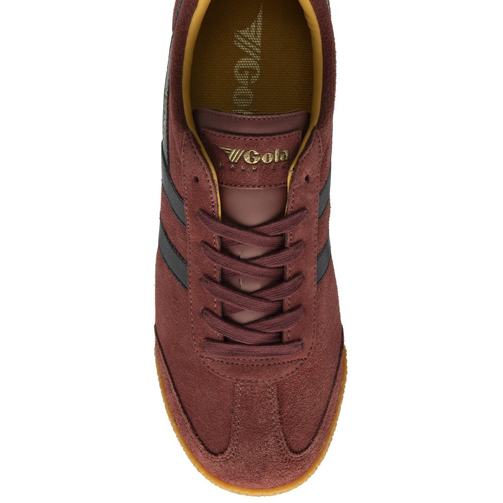 Gola Classics Harrier Suede Sneakers Czerwone Czarne Polska | 9143SQXVN