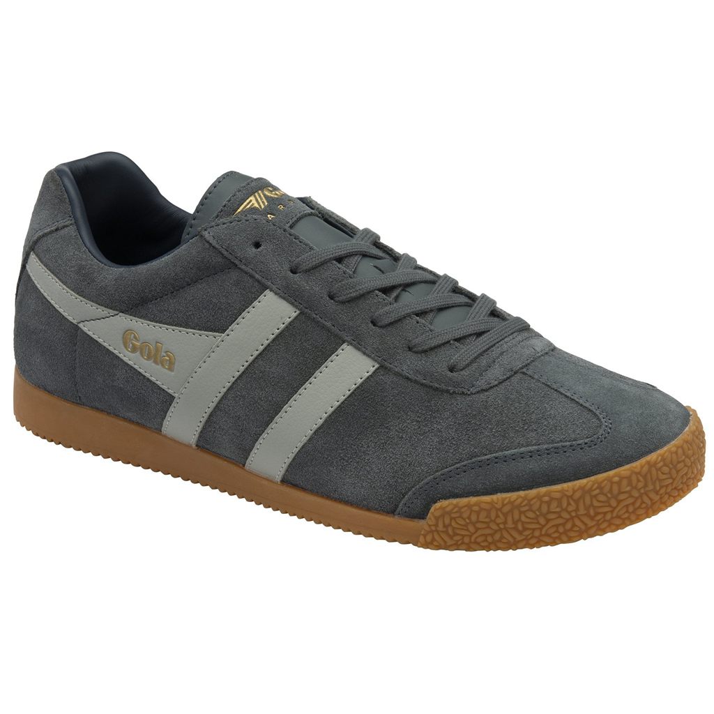 Gola Classics Harrier Suede Sneakers Głęboka Szare Granatowe Polska | 9256TRUDV