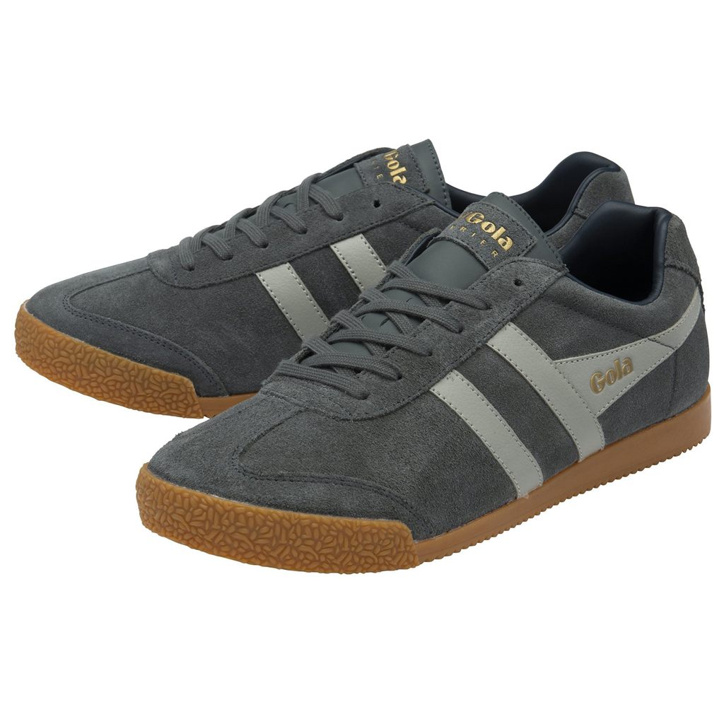 Gola Classics Harrier Suede Sneakers Głęboka Szare Granatowe Polska | 9256TRUDV