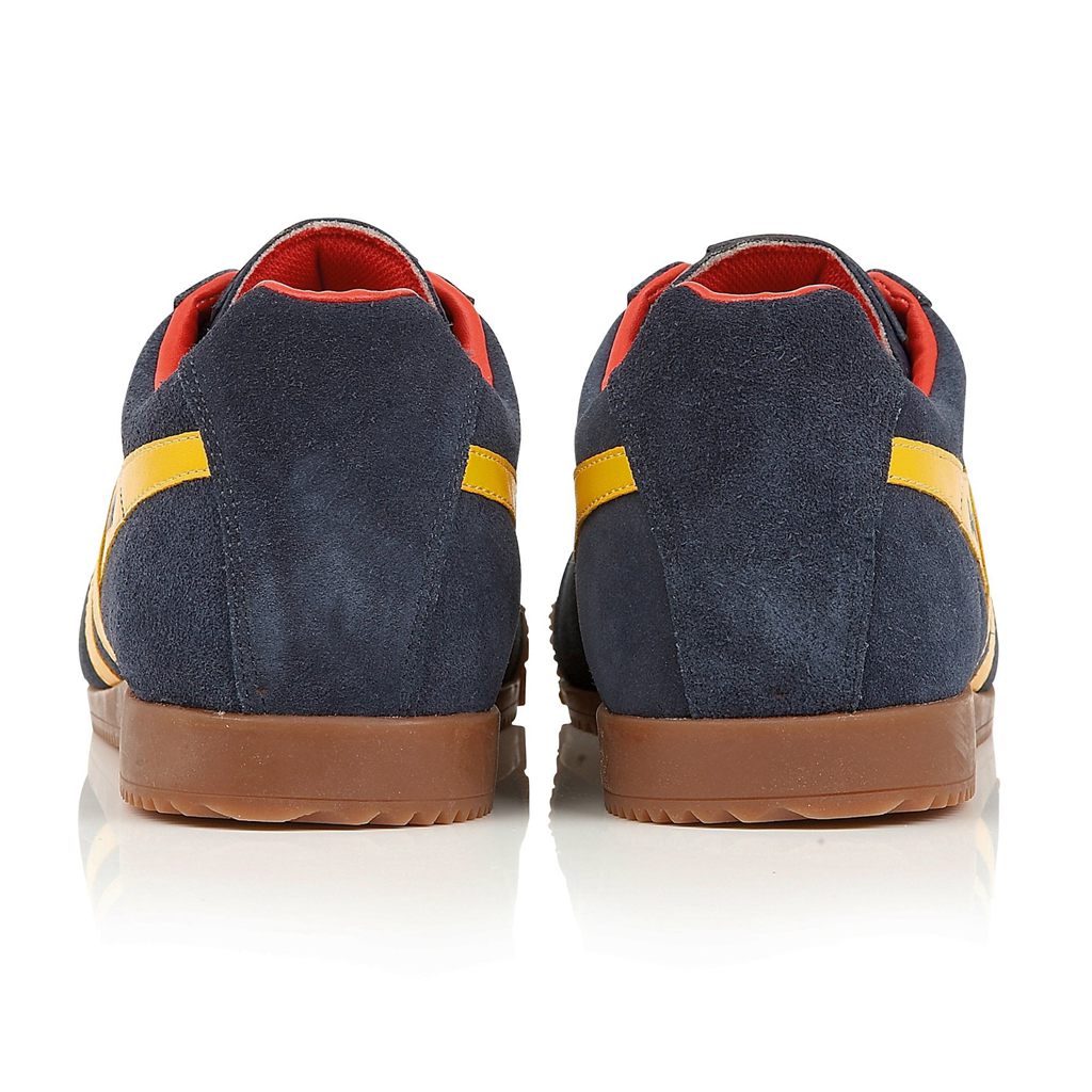 Gola Classics Harrier Suede Sneakers Granatowe Czerwone Polska | 6137RKILP