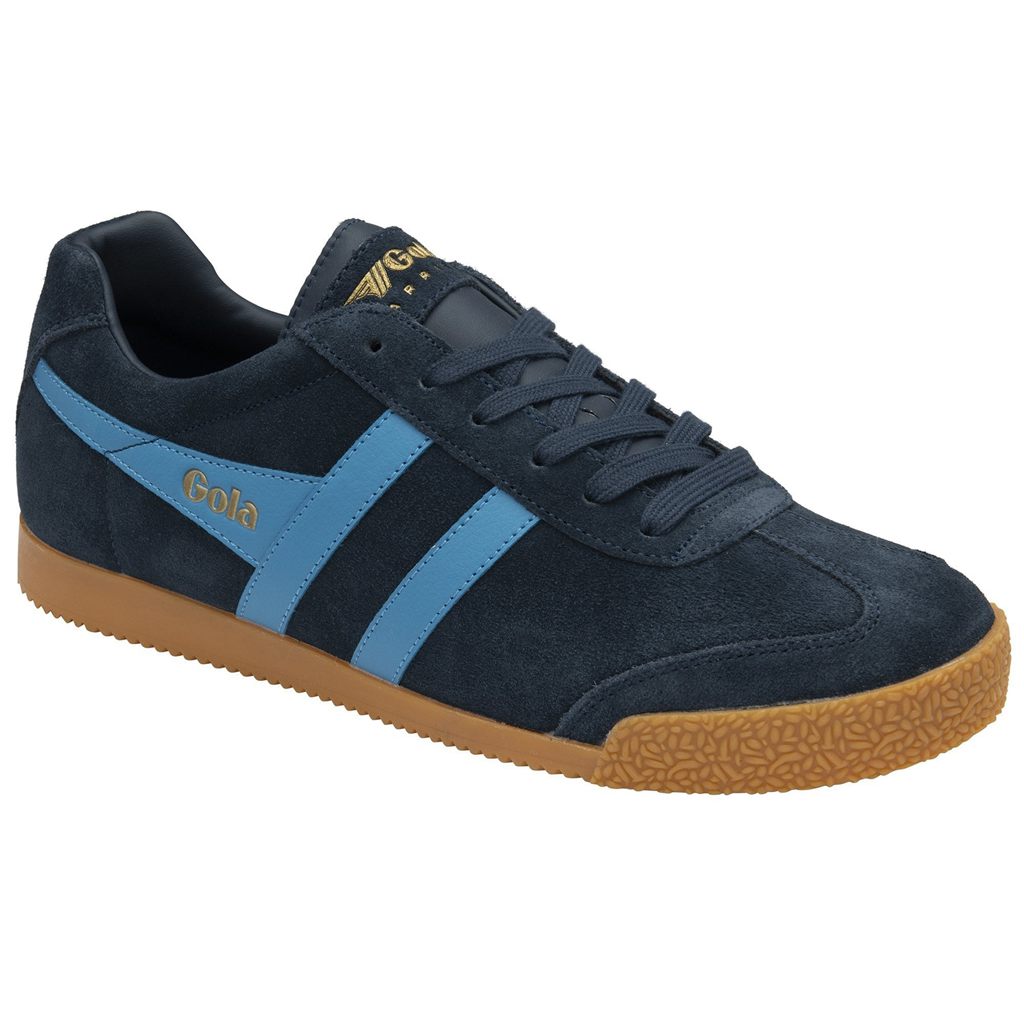 Gola Classics Harrier Suede Sneakers Granatowe Polska | 0315HRZFQ