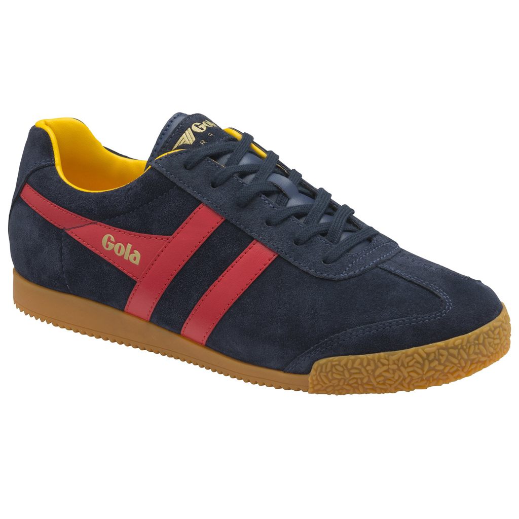 Gola Classics Harrier Suede Sneakers Granatowe Czerwone Polska | 2784CBHLR