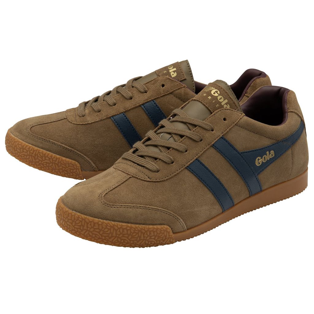 Gola Classics Harrier Suede Sneakers Granatowe Bordowe Polska | 1076OVIDC