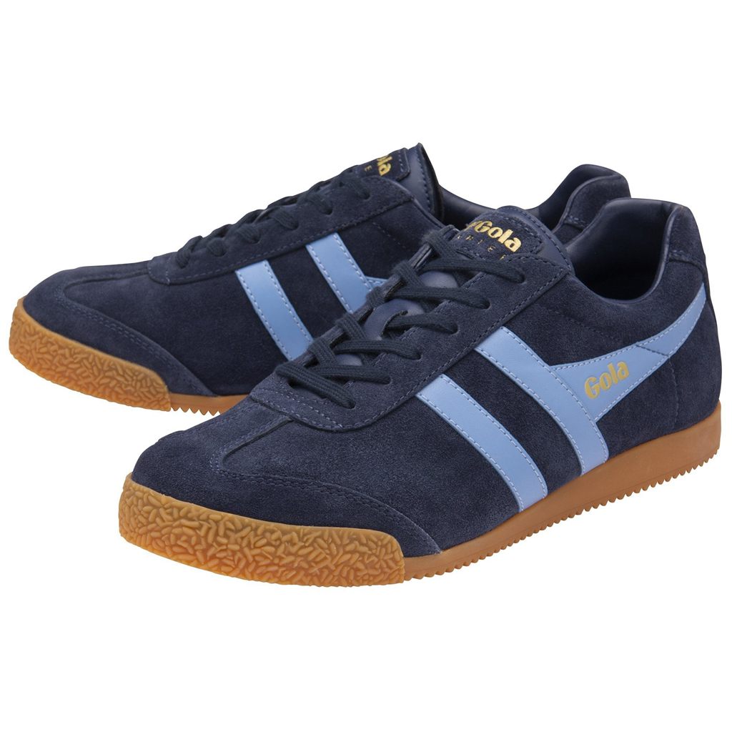 Gola Classics Harrier Suede Sneakers Granatowe Polska | 5672OLUTG