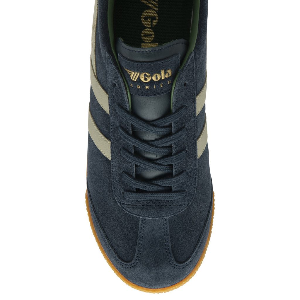 Gola Classics Harrier Suede Sneakers Granatowe Szare Polska | 6172NGSYF
