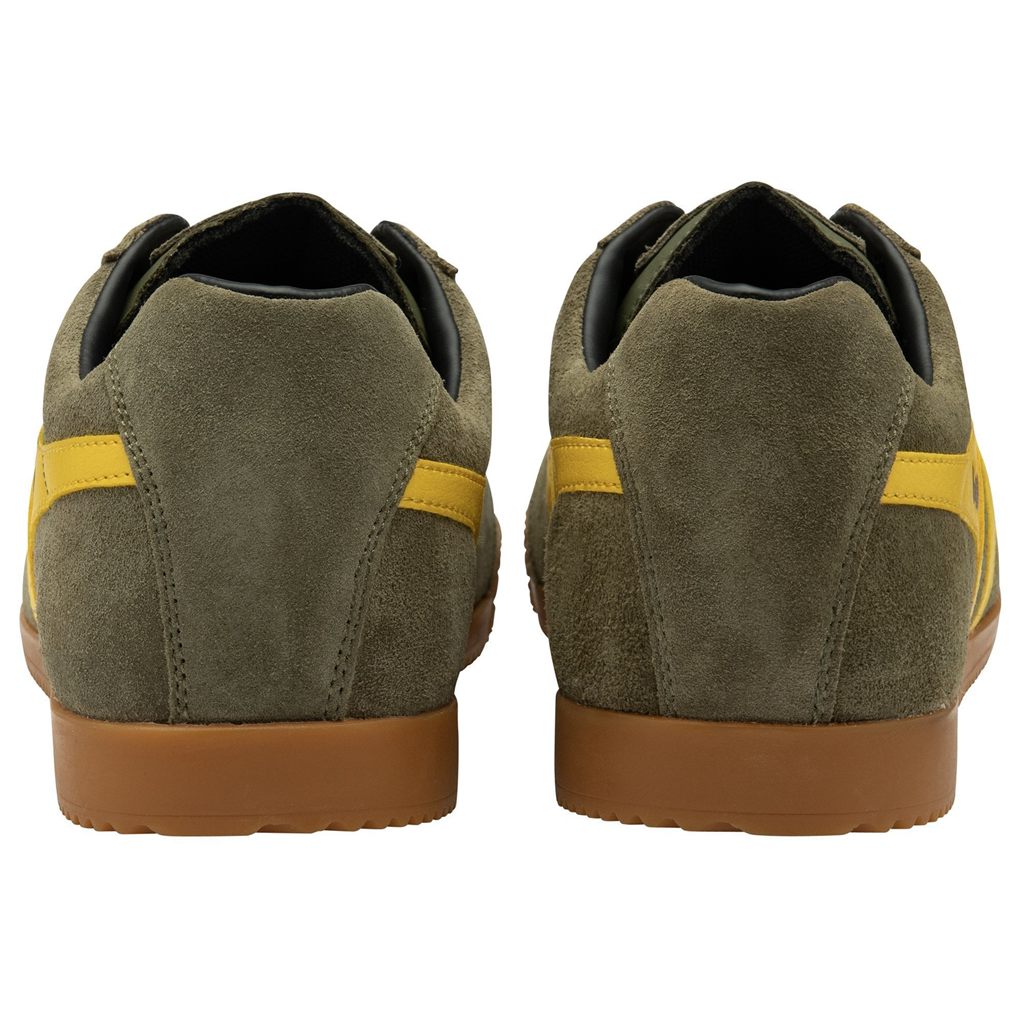 Gola Classics Harrier Suede Sneakers Khaki Czarne Polska | 6908WNBAC