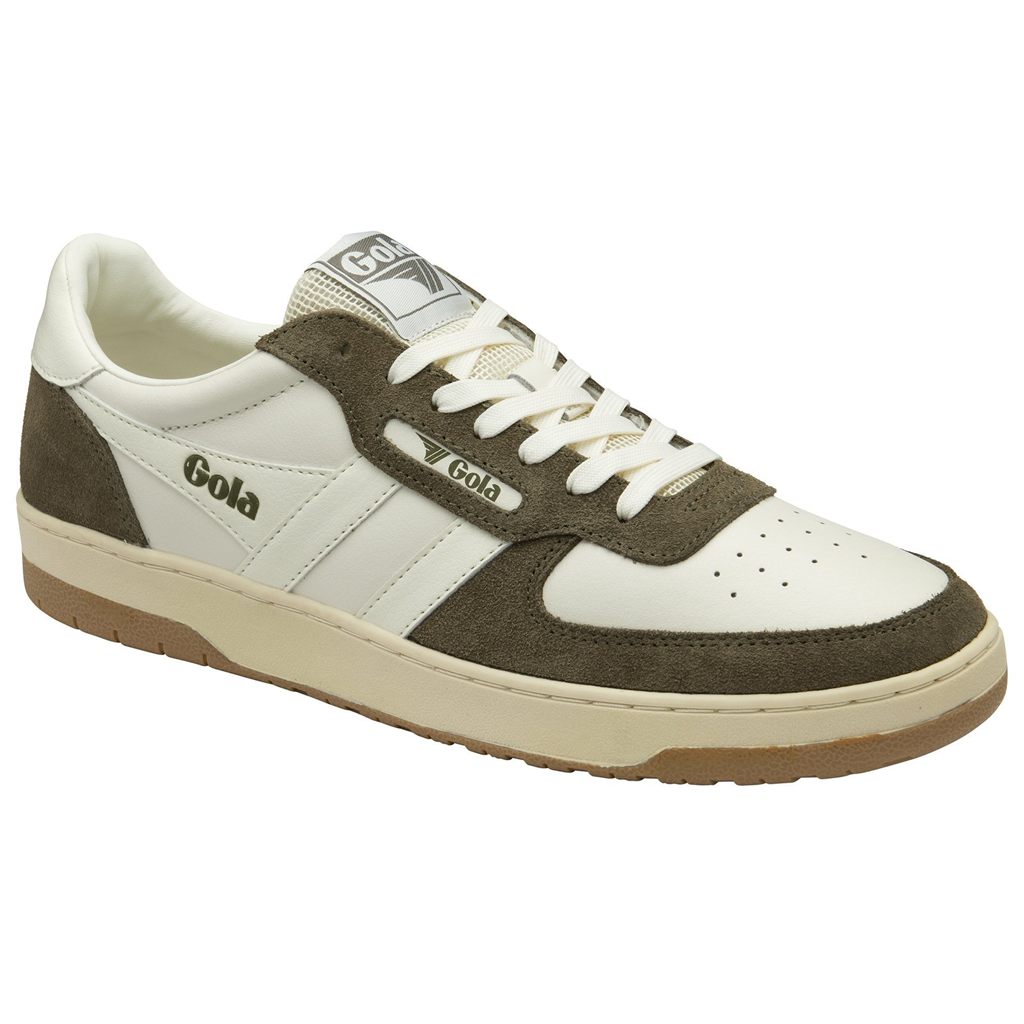 Gola Classics Hawk '89 Sneakers Białe Khaki Polska | 3915NHUTF
