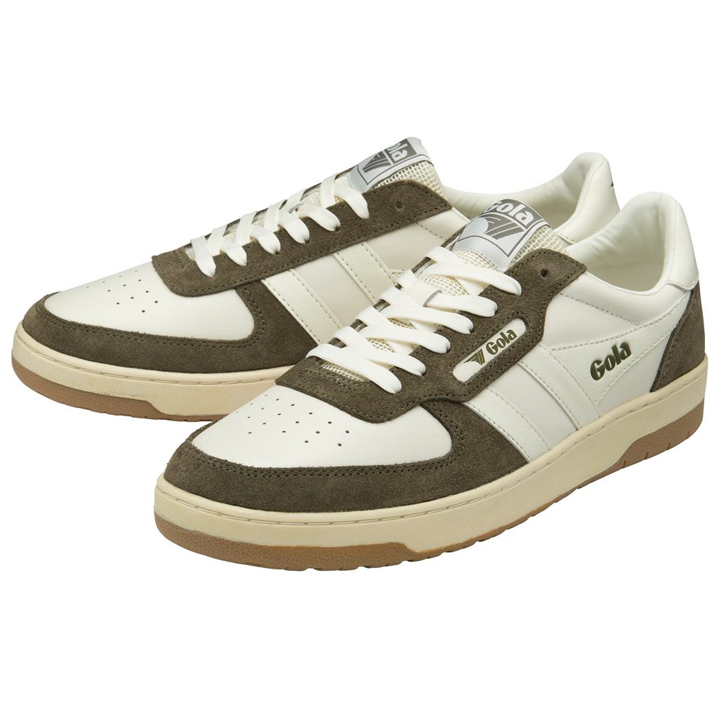 Gola Classics Hawk '89 Sneakers Białe Khaki Polska | 3915NHUTF