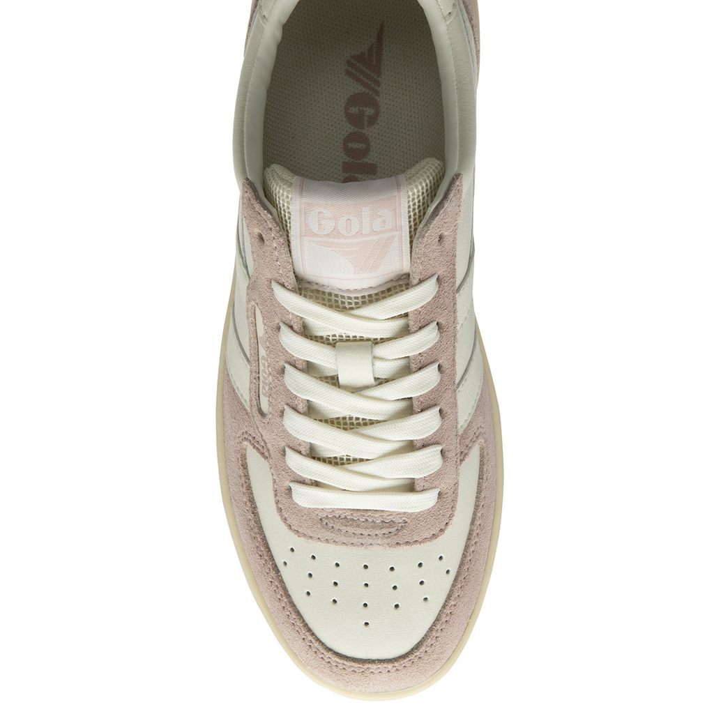 Gola Classics Hawk '89 Sneakers Białe Różowe Białe Polska | 3985ASIFZ