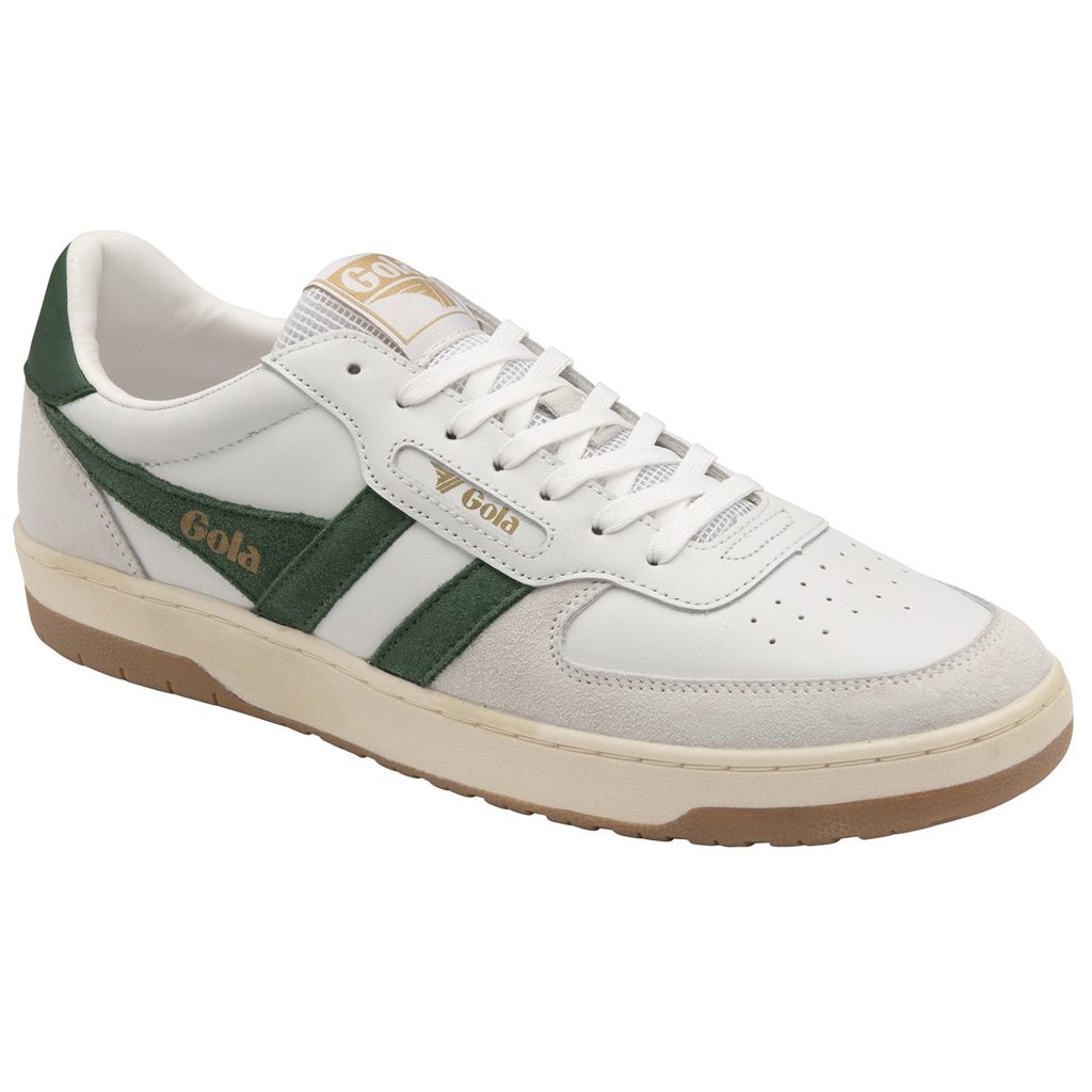 Gola Classics Hawk Sneakers Białe Ciemny Zielone Polska | 1057EMOGY