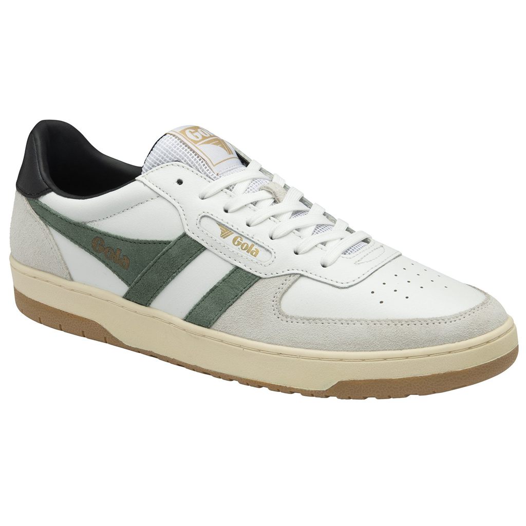 Gola Classics Hawk Sneakers Białe Czarne Polska | 7253IFQAR