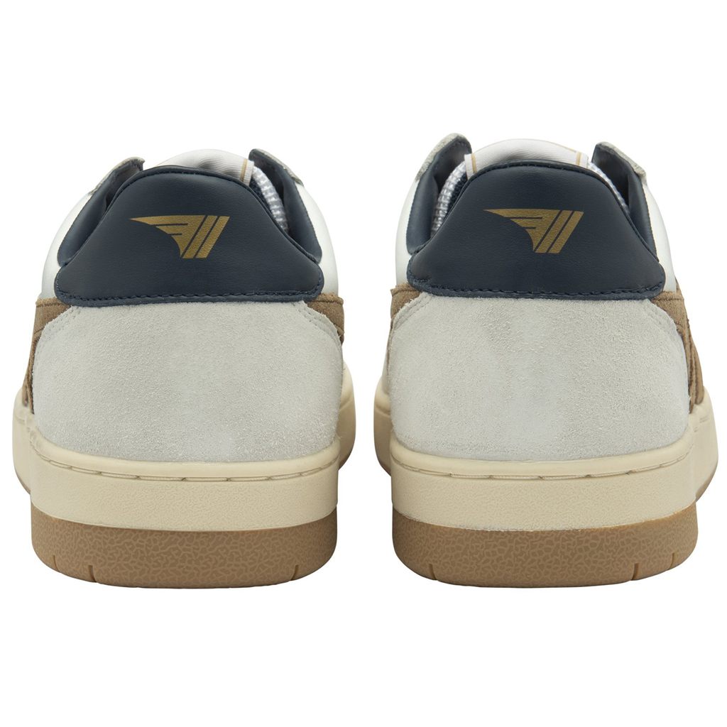 Gola Classics Hawk Sneakers Białe Granatowe Polska | 1835CFPIE