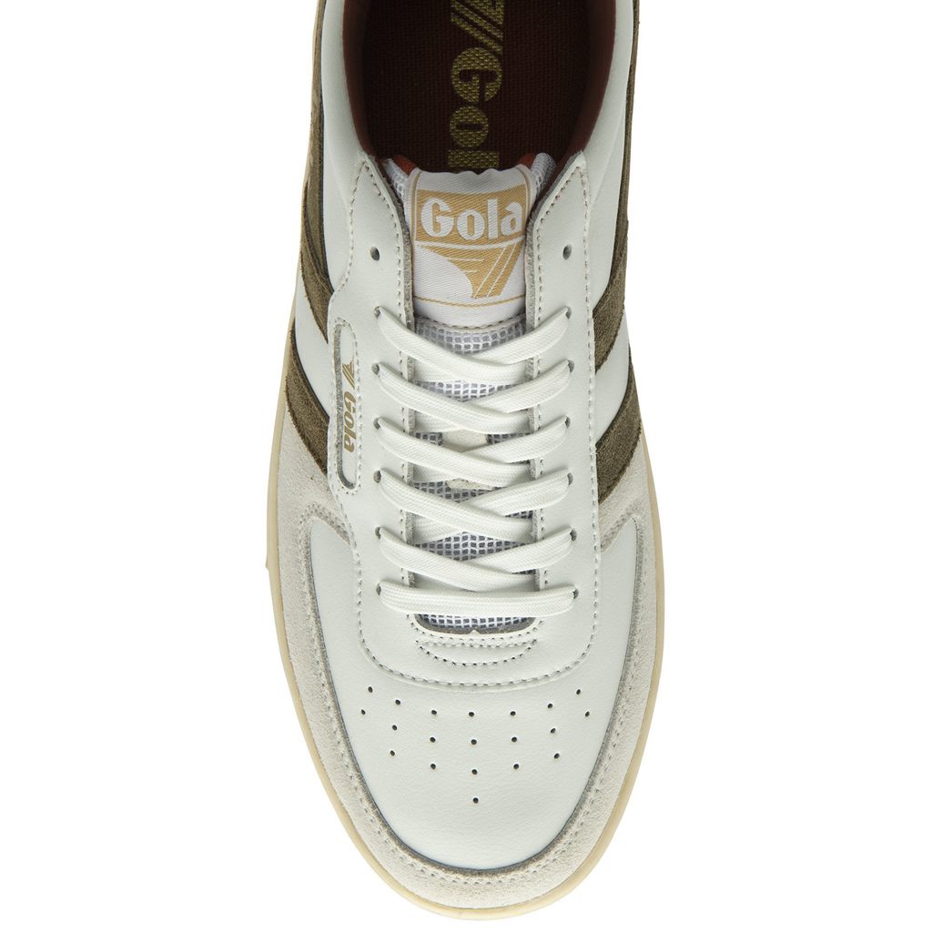 Gola Classics Hawk Sneakers Białe Khaki Polska | 6301VLXDY