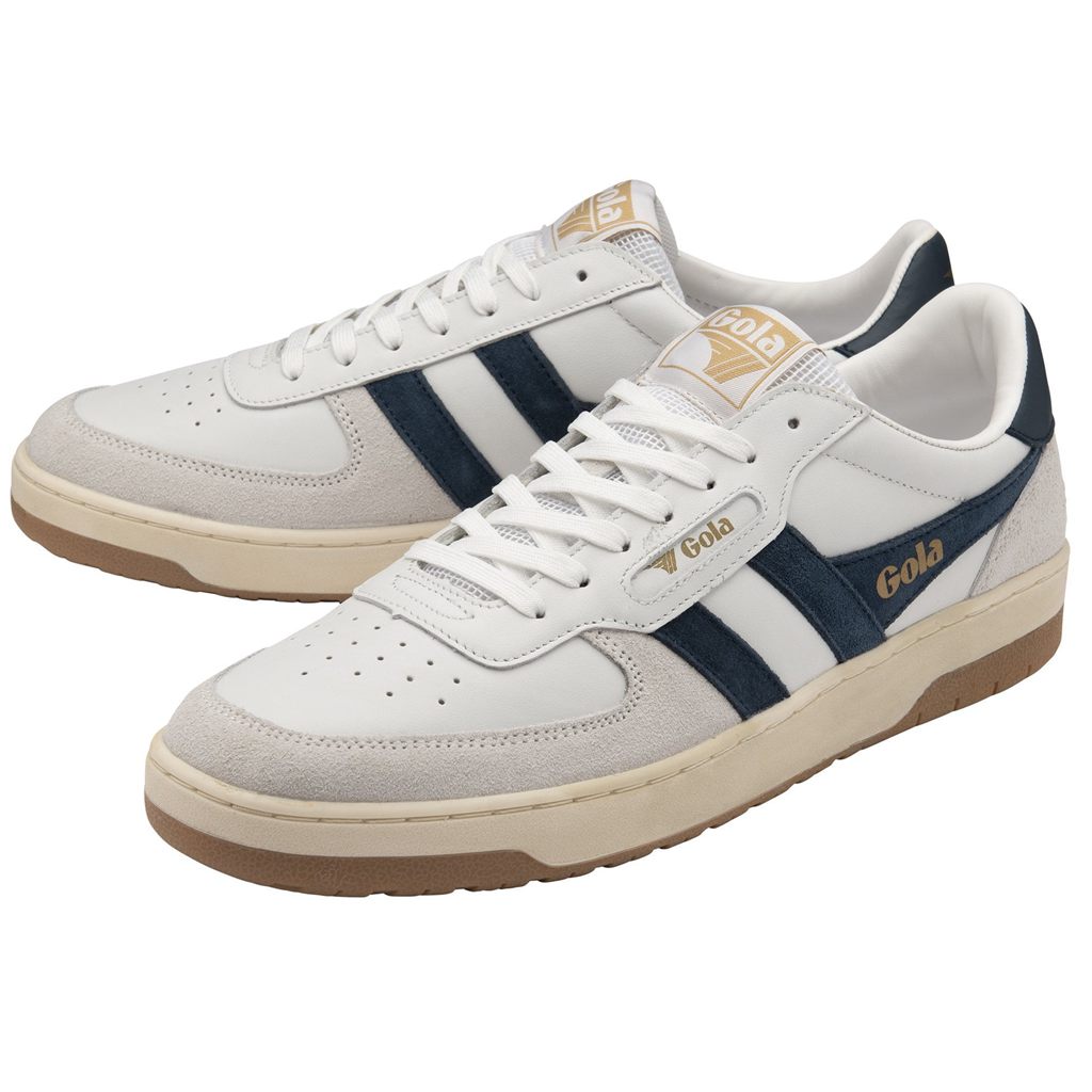 Gola Classics Hawk Sneakers Białe Niebieskie Polska | 3820GZTAM