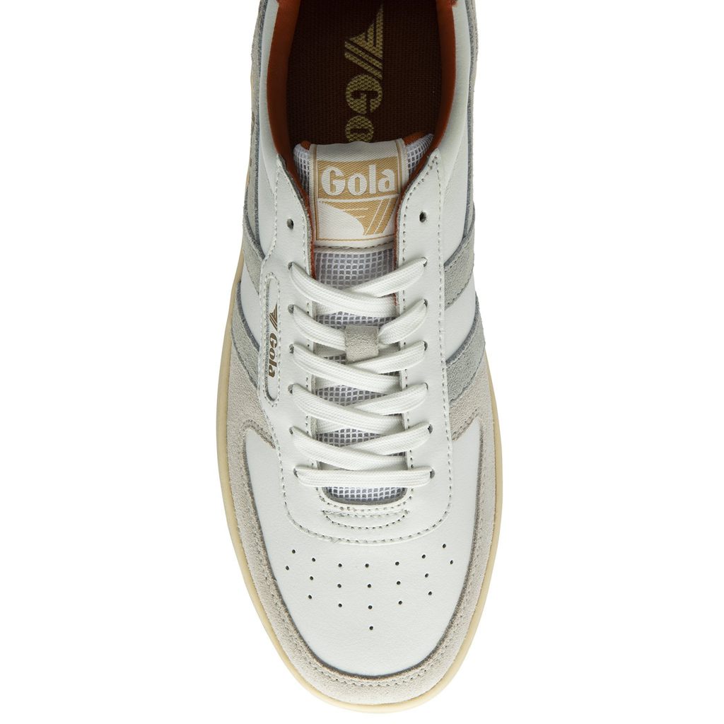 Gola Classics Hawk Sneakers Białe Pomarańczowe Polska | 6731UCIFJ