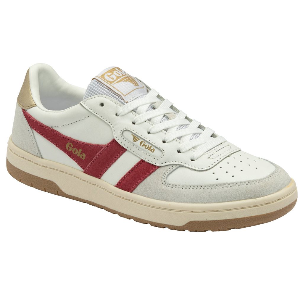 Gola Classics Hawk Sneakers Białe Złote Polska | 8573EWIFJ