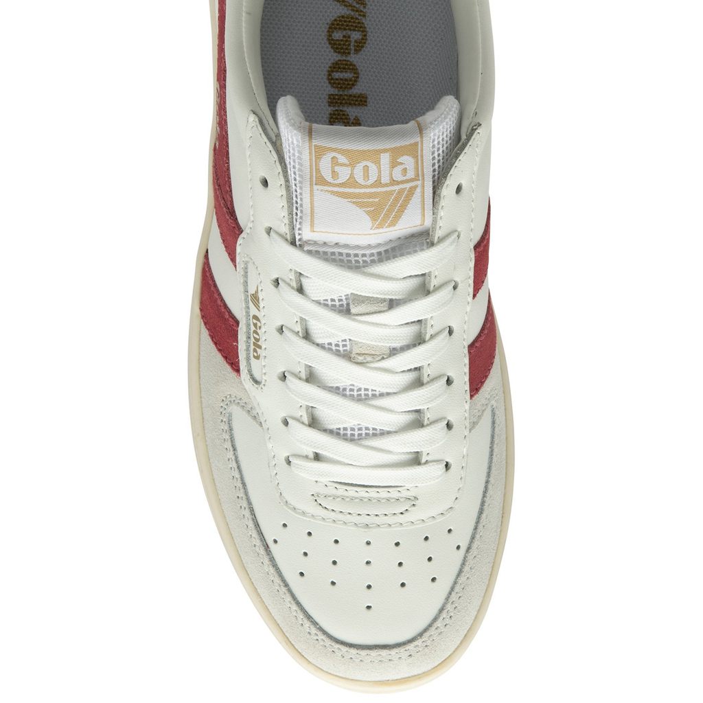 Gola Classics Hawk Sneakers Białe Złote Polska | 8573EWIFJ