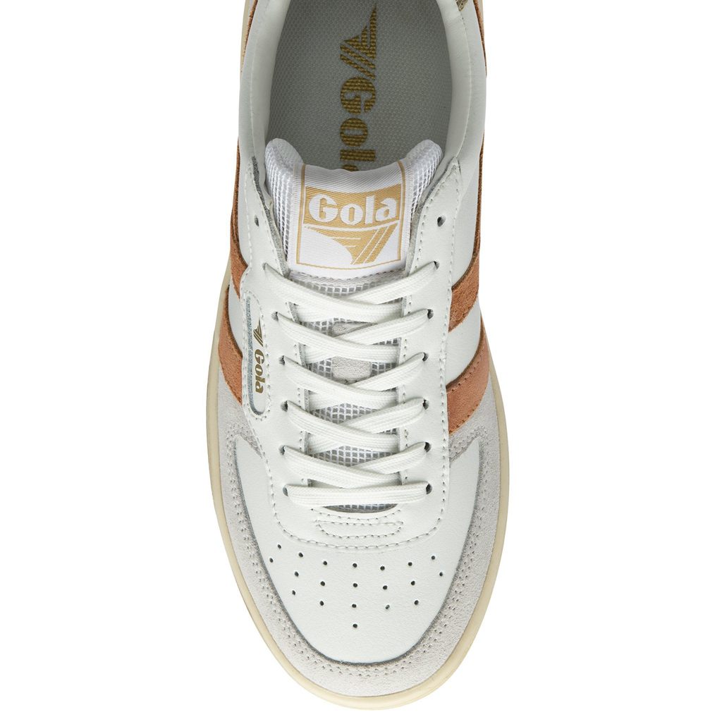 Gola Classics Hawk Sneakers Białe Złote Polska | 8315QUVCA