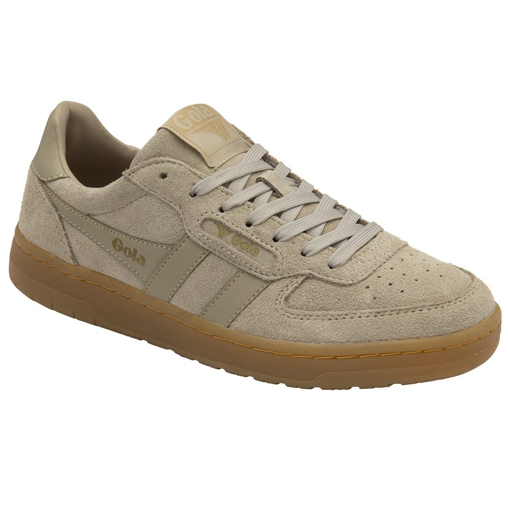Gola Classics Hawk Suede '86 Sneakers Bone Gum Polska | 7496ZERCJ