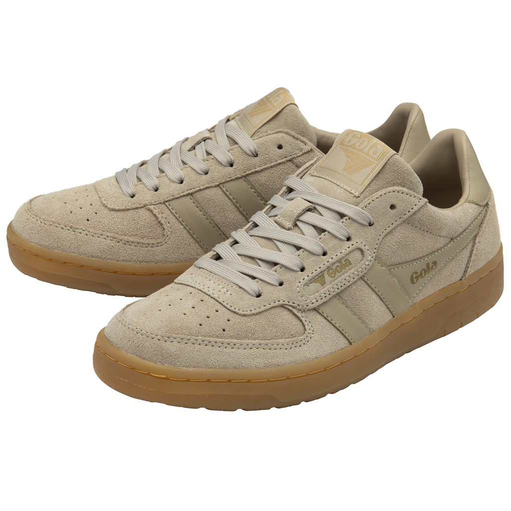 Gola Classics Hawk Suede '86 Sneakers Bone Gum Polska | 7496ZERCJ