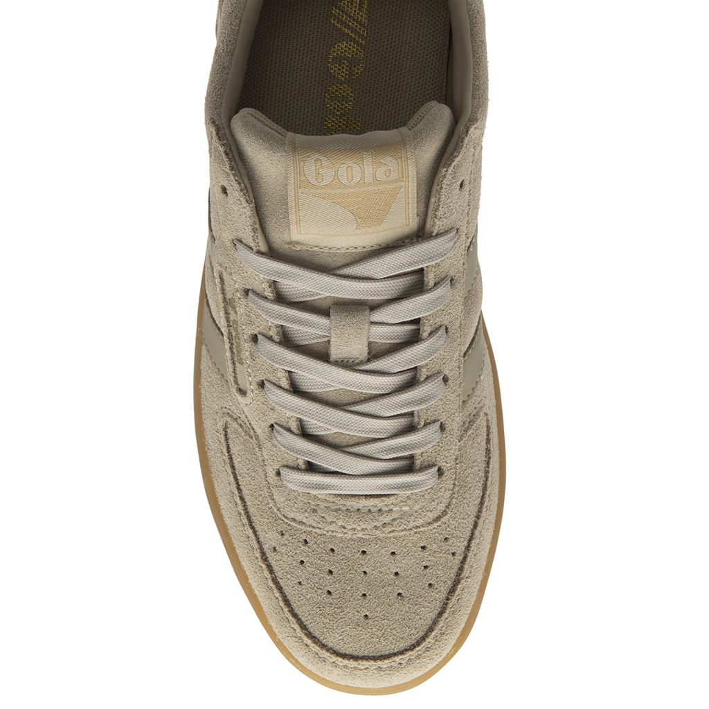 Gola Classics Hawk Suede '86 Sneakers Bone Gum Polska | 7496ZERCJ