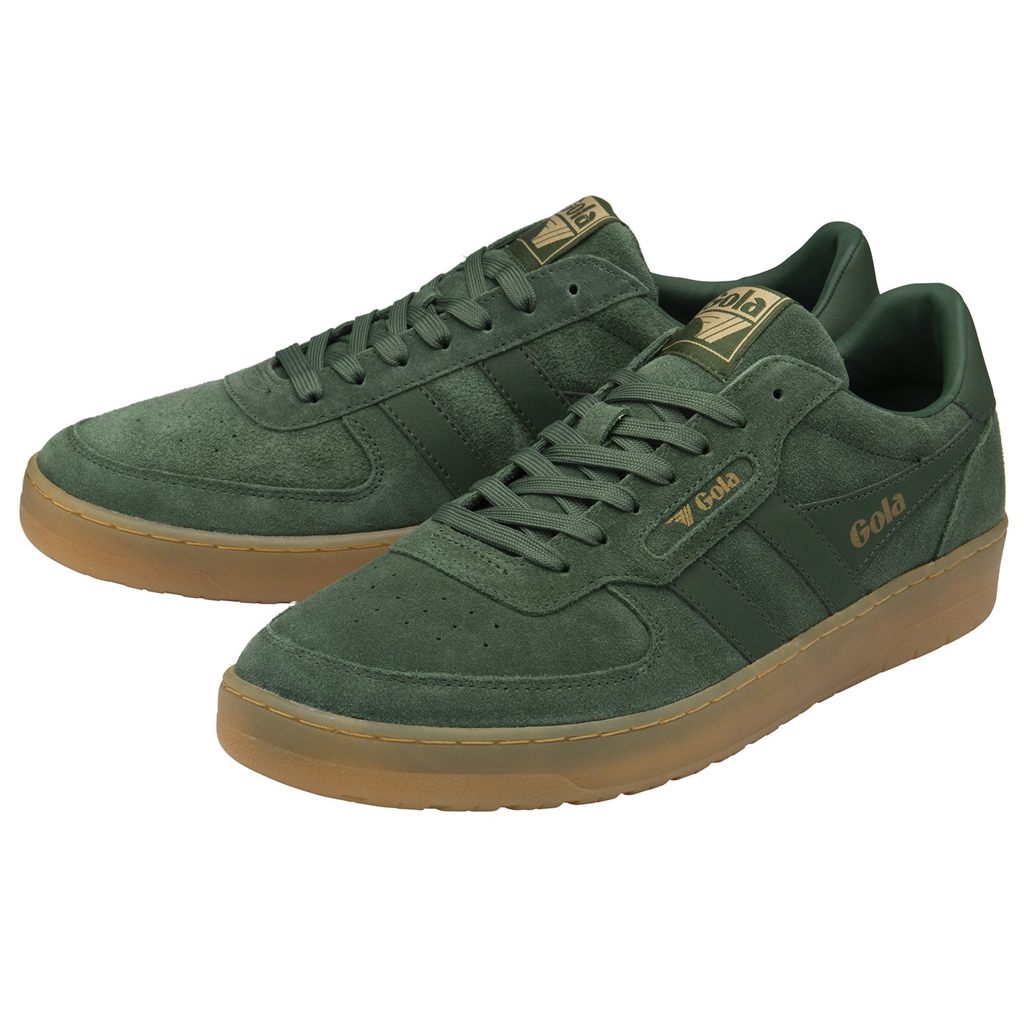 Gola Classics Hawk Suede '86 Sneakers Evergreen Gum Polska | 3864GTFLY