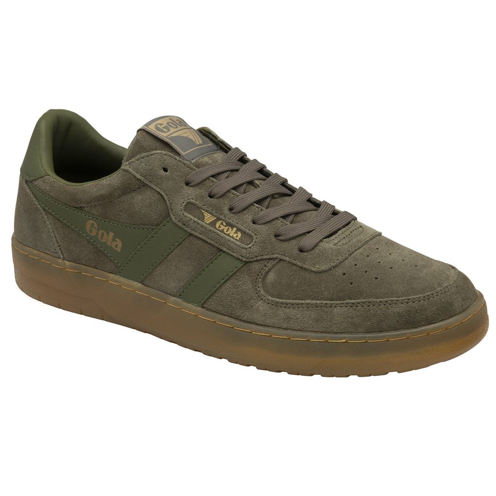 Gola Classics Hawk Suede '86 Sneakers Khaki Polska | 3760WKAGN