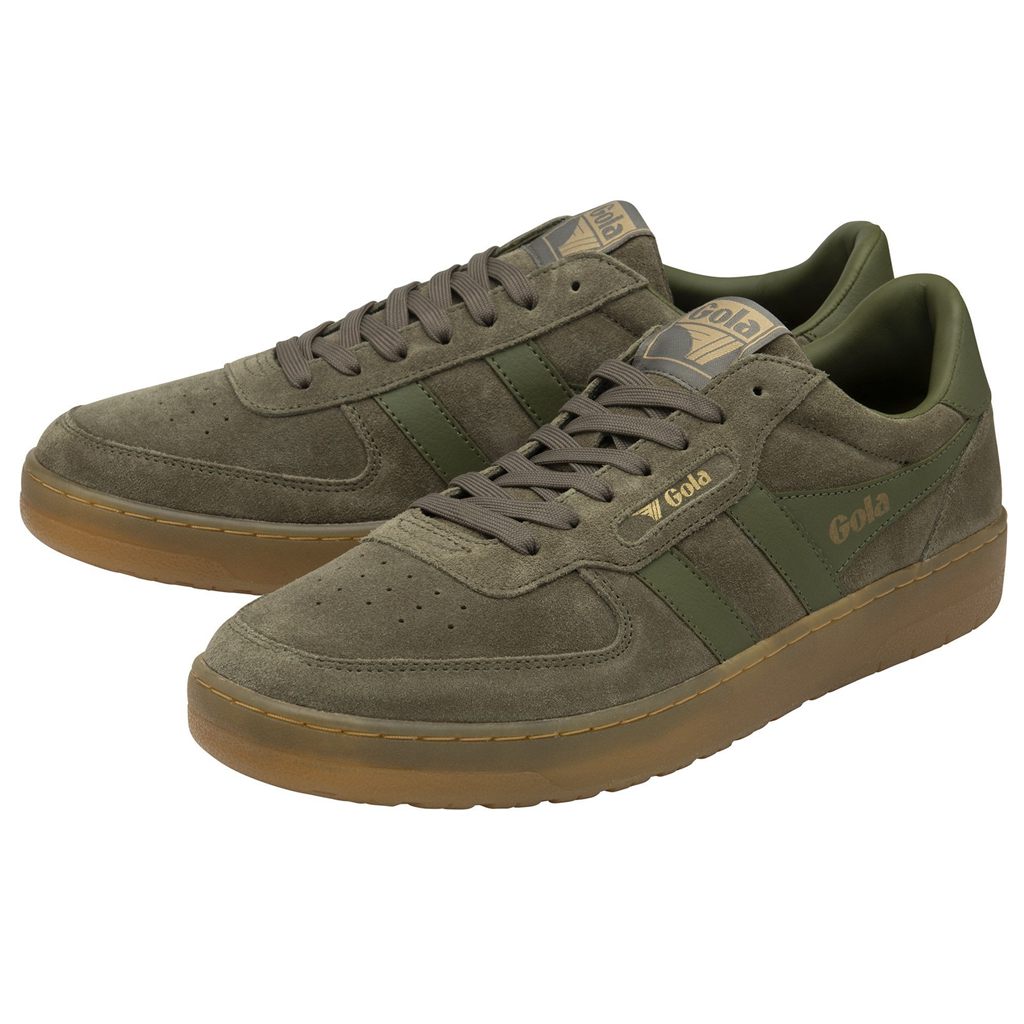 Gola Classics Hawk Suede '86 Sneakers Khaki Polska | 3760WKAGN