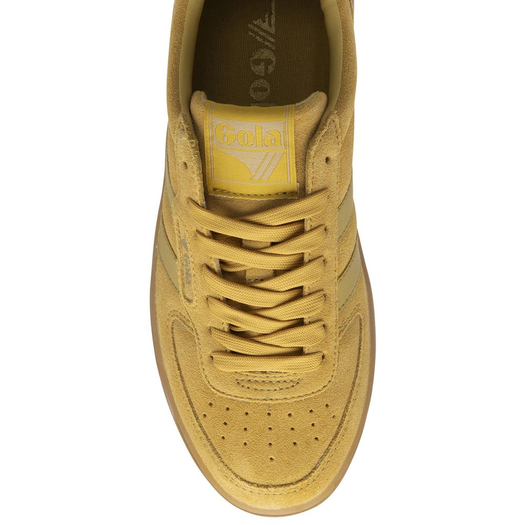 Gola Classics Hawk Suede '86 Sneakers Musztardowe Polska | 7814ZUYON