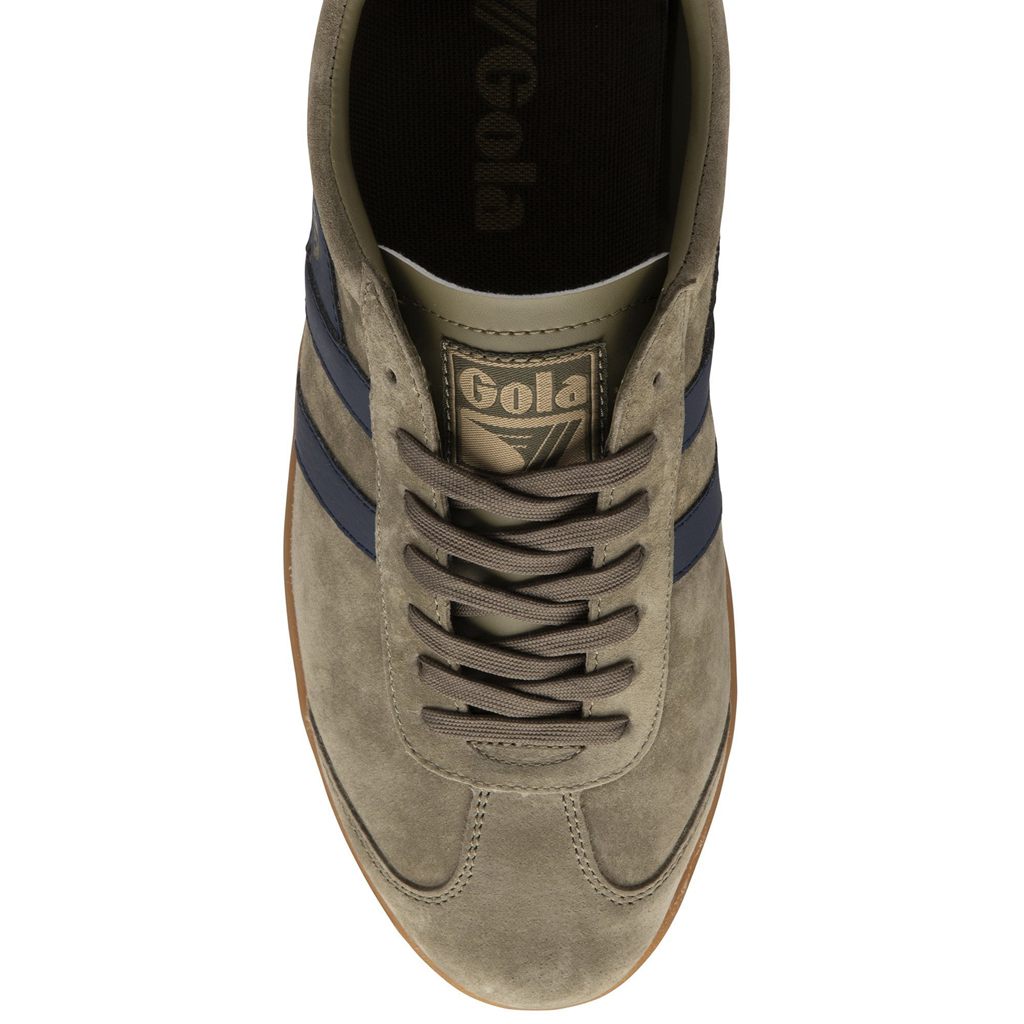 Gola Classics Hurricane Suede Sneakers Khaki Granatowe Khaki Polska | 8410ABRWK