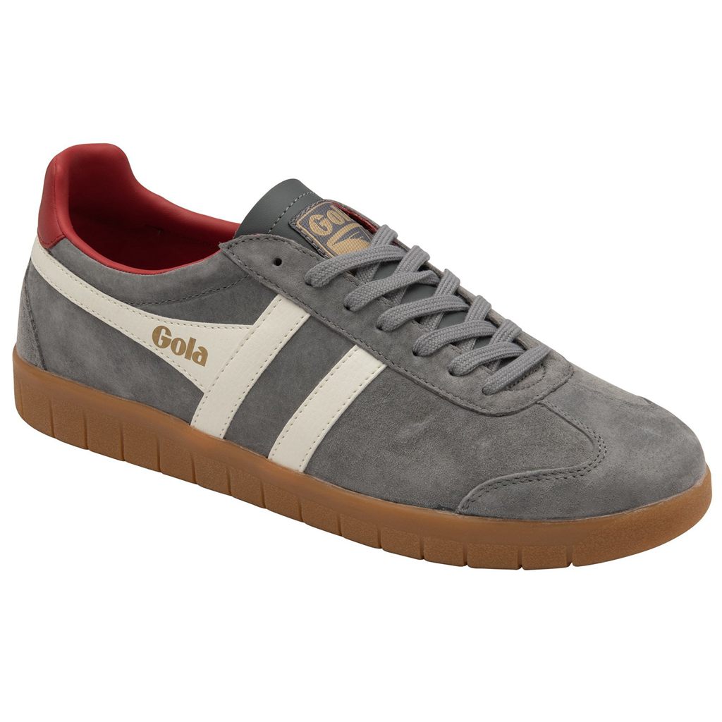 Gola Classics Hurricane Suede Sneakers Białe Jasny Czerwone Polska | 6540ZCJFS
