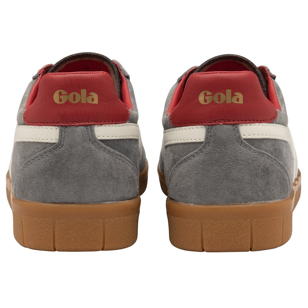 Gola Classics Hurricane Suede Sneakers Białe Jasny Czerwone Polska | 6540ZCJFS