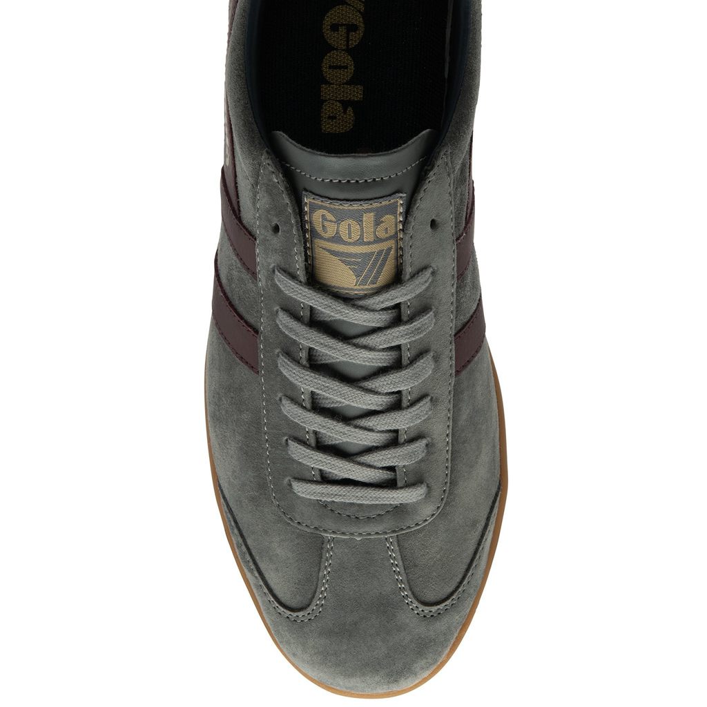 Gola Classics Hurricane Suede Sneakers Bordowe Granatowe Polska | 2987LOJQE