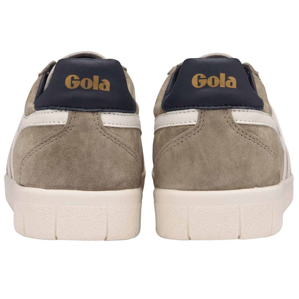 Gola Classics Hurricane Suede Sneakers Białe Granatowe Polska | 5643ITEGL