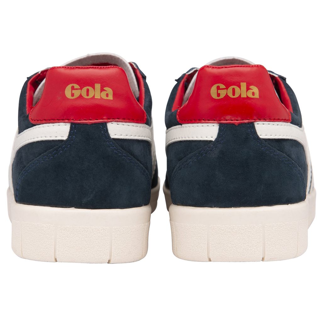 Gola Classics Hurricane Suede Sneakers Granatowe Białe Jasny Czerwone Polska | 5391HOMAP
