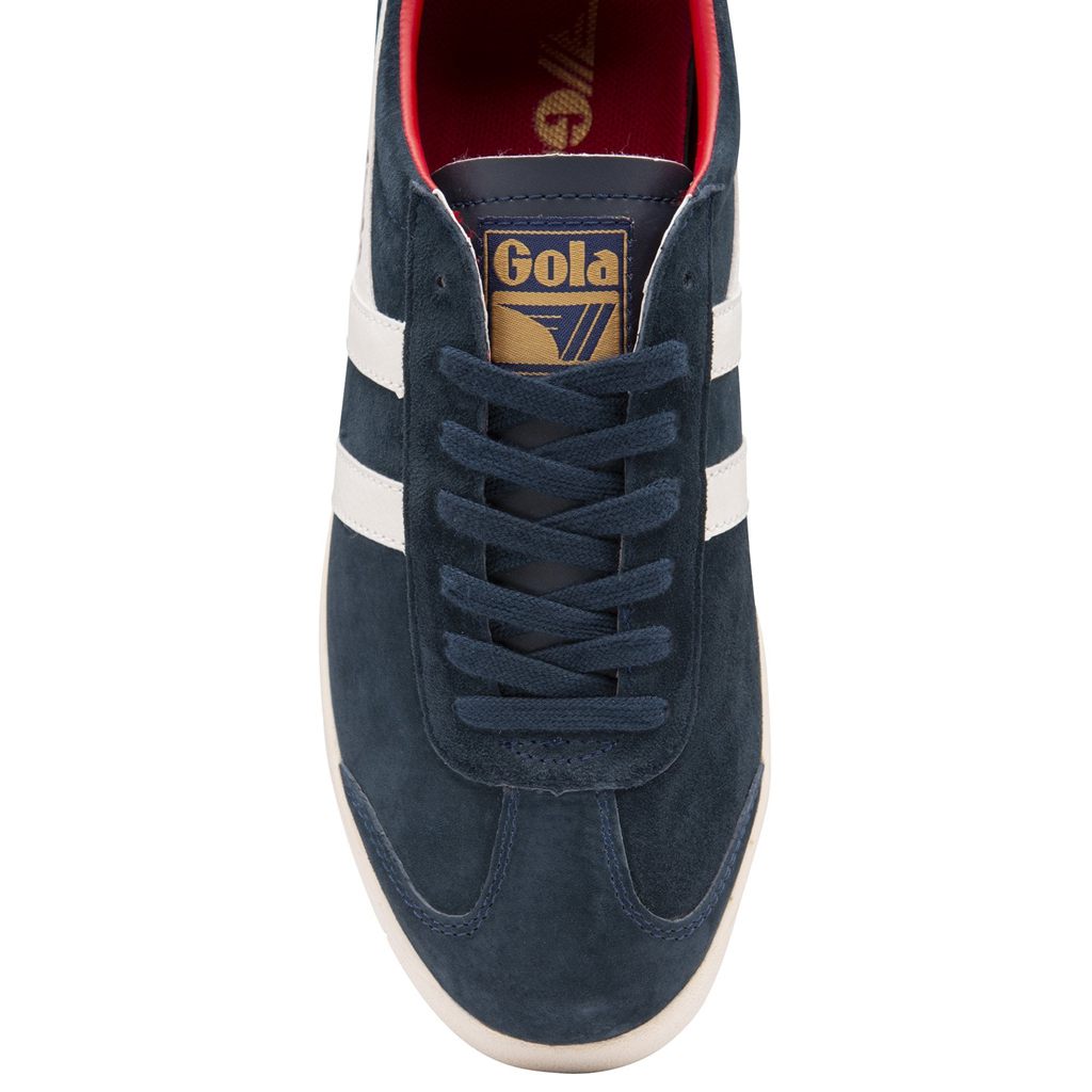 Gola Classics Hurricane Suede Sneakers Granatowe Białe Jasny Czerwone Polska | 5391HOMAP