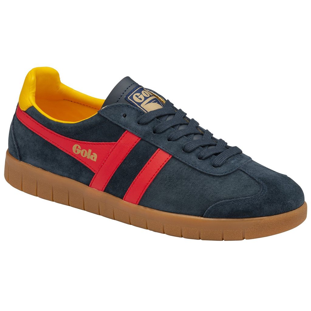 Gola Classics Hurricane Suede Sneakers Granatowe Czerwone Polska | 4259MTOXB