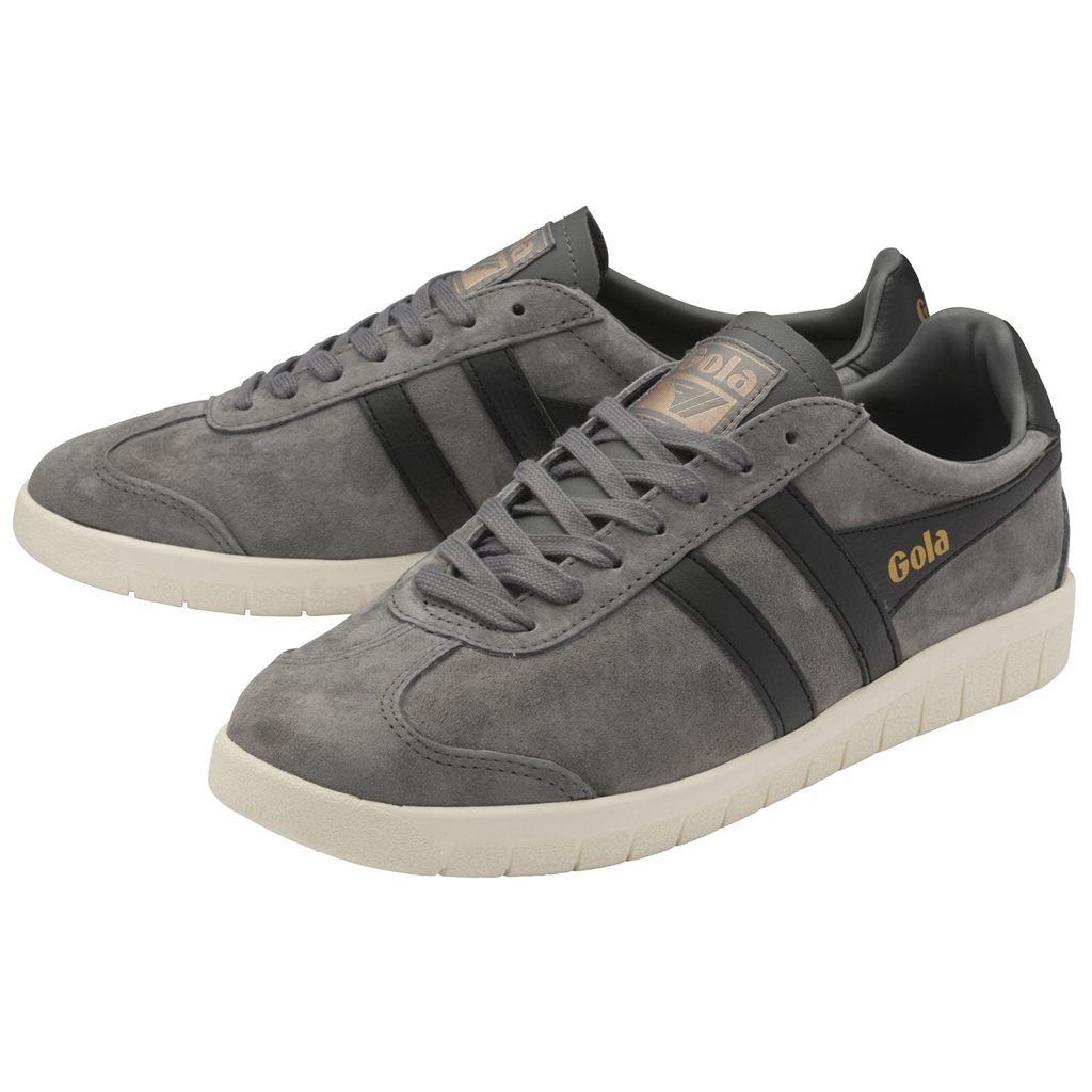 Gola Classics Hurricane Suede Sneakers Czarne Białe Polska | 0261JYIUW