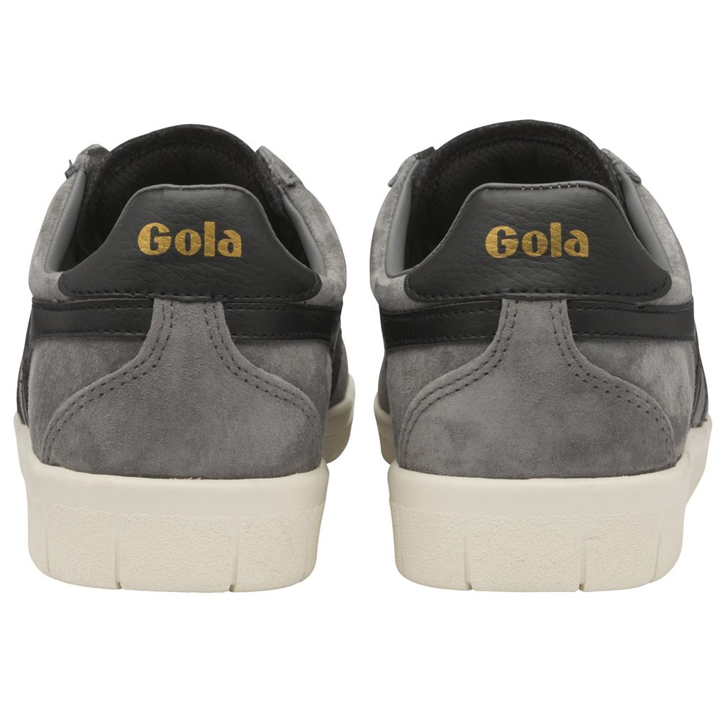 Gola Classics Hurricane Suede Sneakers Czarne Białe Polska | 0261JYIUW