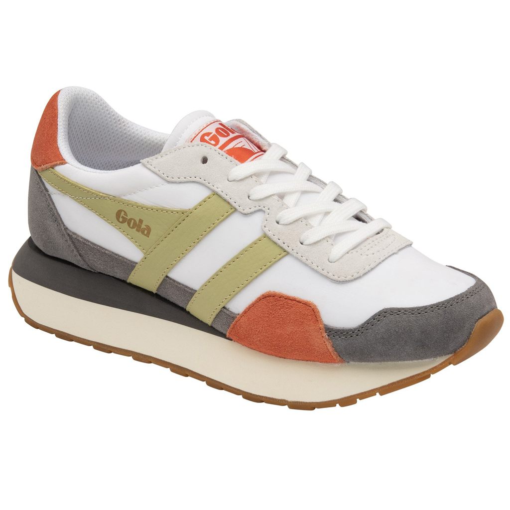 Gola Classics Indiana Sneakers Białe Cytrynowy Polska | 2307XLAPD