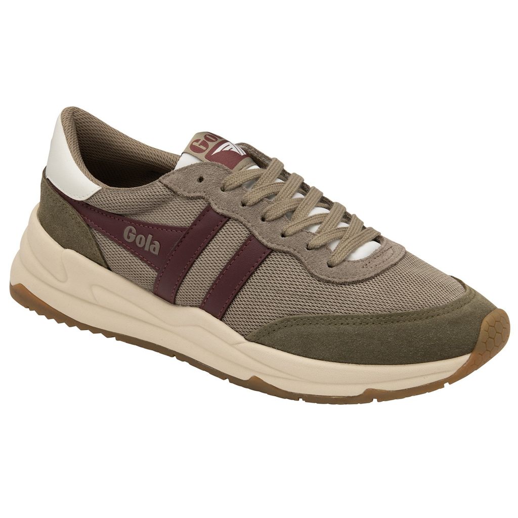 Gola Classics Jupiter Sneakers Khaki Bordowe Polska | 2619YCFRM